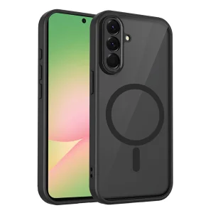Удароустойчив калъф Matte PC + TPU Anti-Drop за Samsung Galaxy A37, Черен