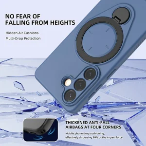 Shockproof Case Drop-proof TPU Kickstand for Samsung Galaxy S26, Blue 3