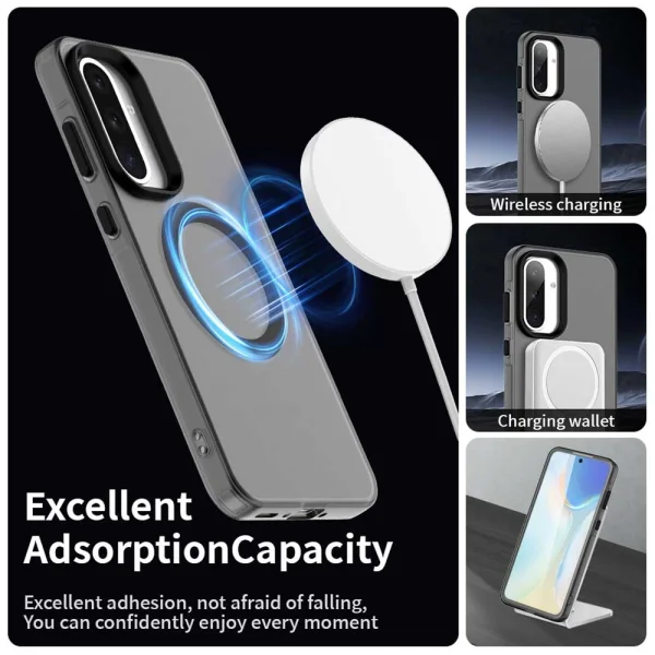 Калъф CandyCase MagSF за Samsung Galaxy A36 5G / A56 5G / А37 5G, черен 4