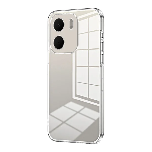Силиконов калъф Electroplating Frame Soft TPU за Oppo A5x 5G, прозрачен 1