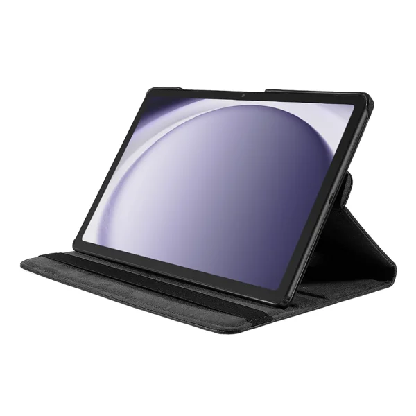 Rotating Stand Tablet Flip Case for Samsung Galaxy Tab A9 Plus, Black 2