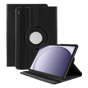 Rotating Stand Tablet Flip Case for Samsung Galaxy Tab A9 Plus, Black