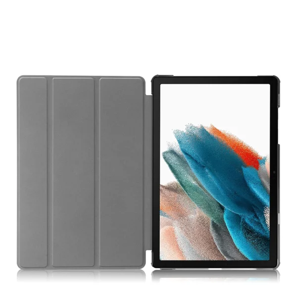 Tri-fold Stand Tablet Flip Case for Samsung Galaxy Tab A9, Black 2