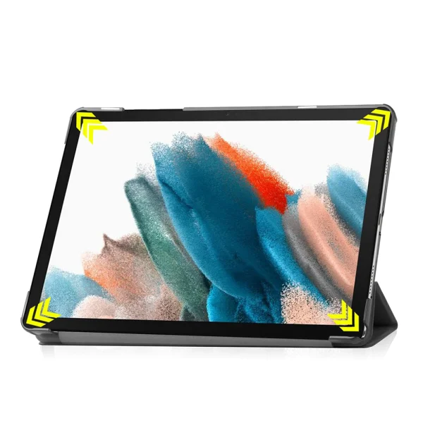 Tri-fold Stand Tablet Flip Case for Samsung Galaxy Tab A9, Black 4