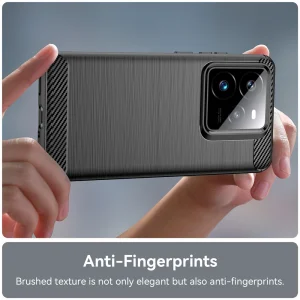 Силиконов Калъф Techsuit Carbon Fibre Brushed за Realme GT 7 Pro 5G / GT7 Pro Racing 5G, Черен 4