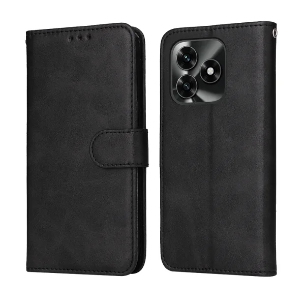 Калъф Тефтер Wallet Stand за Honor X5c Plus, черен 1