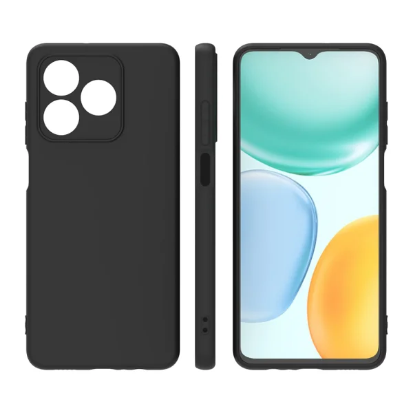 Калъф Candy Color Matte за Honor X5c 4G / X5c Plus 4G, черен 2