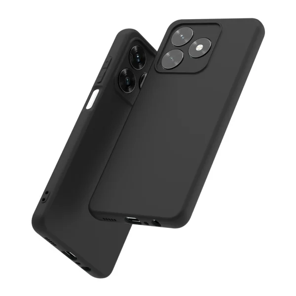 Калъф Candy Color Matte за Honor X5c 4G / X5c Plus 4G, черен 4