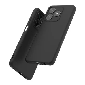 Калъф Candy Color Matte за Honor X5c 4G / X5c Plus 4G, черен 4