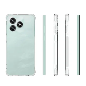 Drop-resistant Wanlonfeng Silicone Case for Honor X5c Plus 4G / Honor X5c 4G, Transparent 4