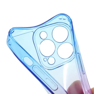 Silicone Case Camera Protection for iPhone 13 Pro, Blue and Purple 5