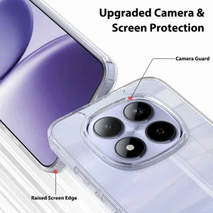 Shockproof Back Cover TPU+Acrylic - Xiaomi Poco M8 Pro 5G / Redmi Note 15 Pro+ 5G, transparent 4