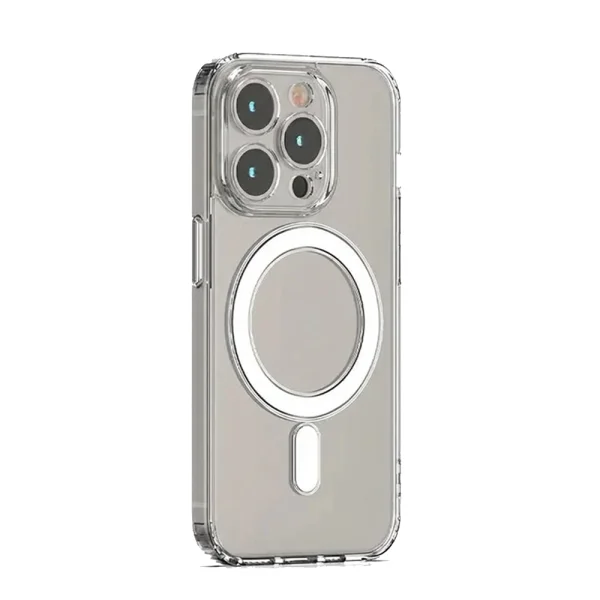 Shockproof Case Mag Cover MagSF for Iphone 15 pro, Transparent 1