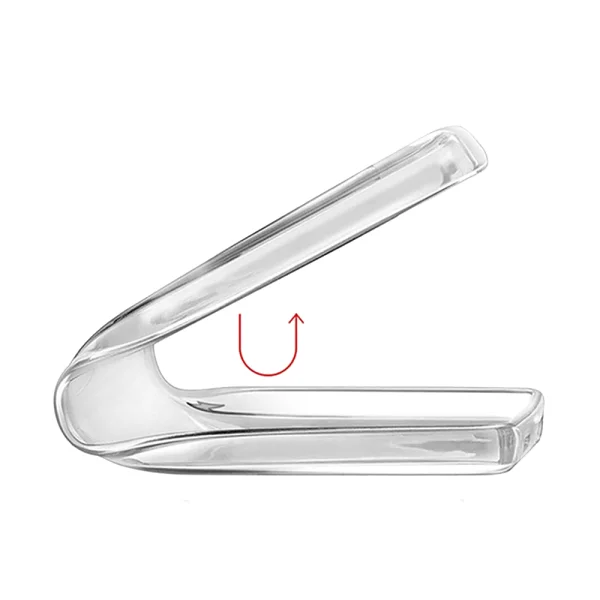 Silicone case Techsuit Clear for Xiaomi Redmi Note 15 Pro 5G, Transparent 3