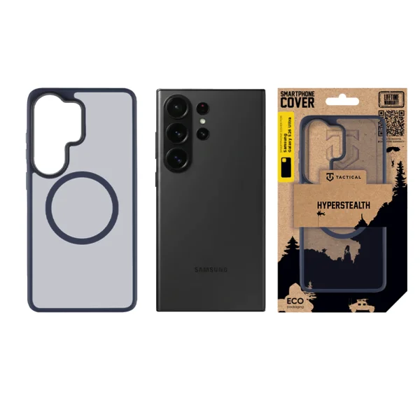 Shockproof case Tactical MagForce Hyperstealth for Samsung Galaxy S26 Ultra, Dark blue 3