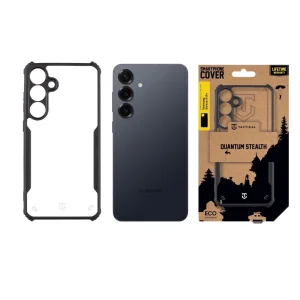 Удароустойчив калъф Tactical Quantum Stealth за Samsung Galaxy S26, Прозрачен-черен 3