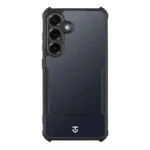 Удароустойчив калъф Tactical Quantum Stealth за Samsung Galaxy S26 Plus, Прозрачен-черен