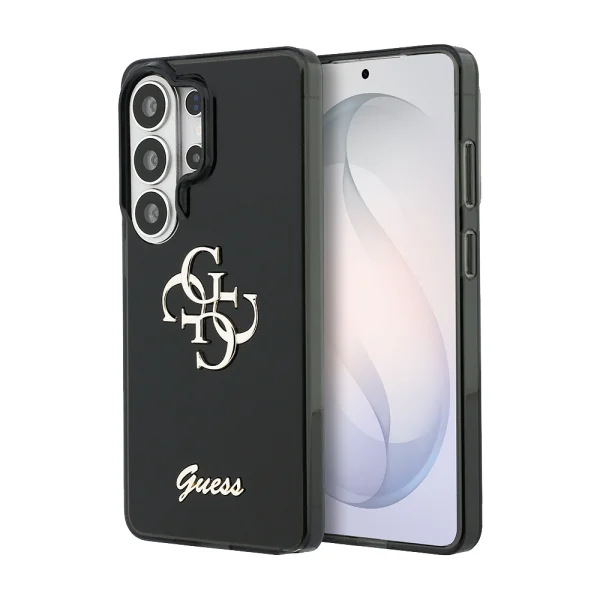 Калъф Guess, IML 4G Script Metal Logo за Samsung Galaxy 26 Ultra, черен 1