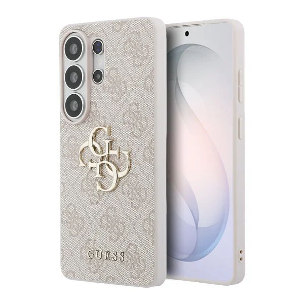 Калъф GUESS, PU 4G Metal Logo за Samsung Galaxy S26 Ultra, розов 1
