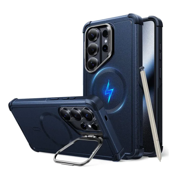 Калъф ESR Cyber Tough Kickstand MagSf за Samsung Galaxy 26 Ultra, син 1