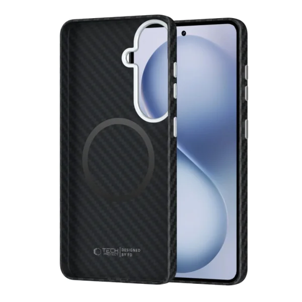 Калъф Tech-Protect ION Carbon MagSF за Samsung Galaxy S26, черен 2