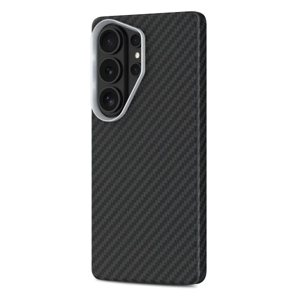 Tech-Protect ION Carbon MagSF Case for Samsung Galaxy S26 Ultra, black 3