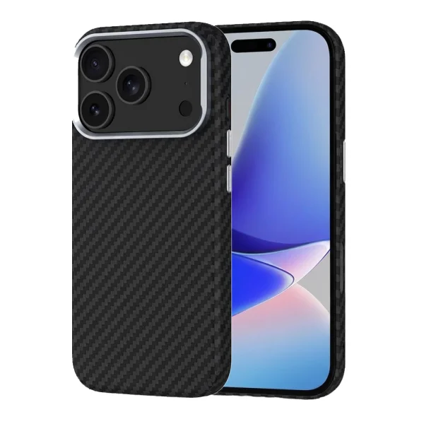 Калъф Tech-Protect ION Carbon MagSF за iPhone 18 Pro Max, черен 2
