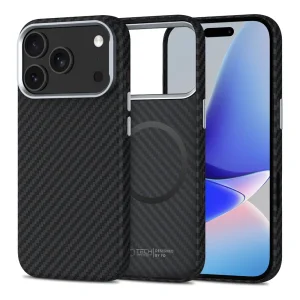Калъф Tech-Protect ION Carbon MagSF за iPhone 18 Pro Max, черен
