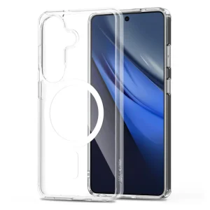 Silicone case Tech-Protect Flexair Hybrid MagSF for Samsung Galaxy S26, transparent 3