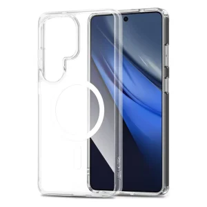 Silicone case Tech-Protect Flexair Hybrid MagSF for Samsung Galaxy S26 Ultra, transparent 3