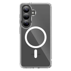 Силиконов калъф Tech-Protect Flexair Hybrid MagSF за Samsung Galaxy S26 Plus, прозрачен 3