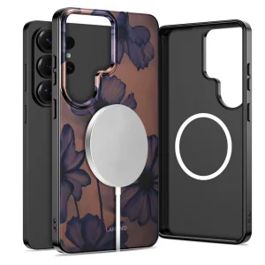 Tech-Protect Lamano MagSF Case for Samsung Galaxy S26 Ultra, flowers 3