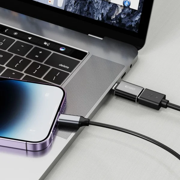 Преходник Tech-Protect UltraBoost Adapter USB-C към USB OTG,черен 2