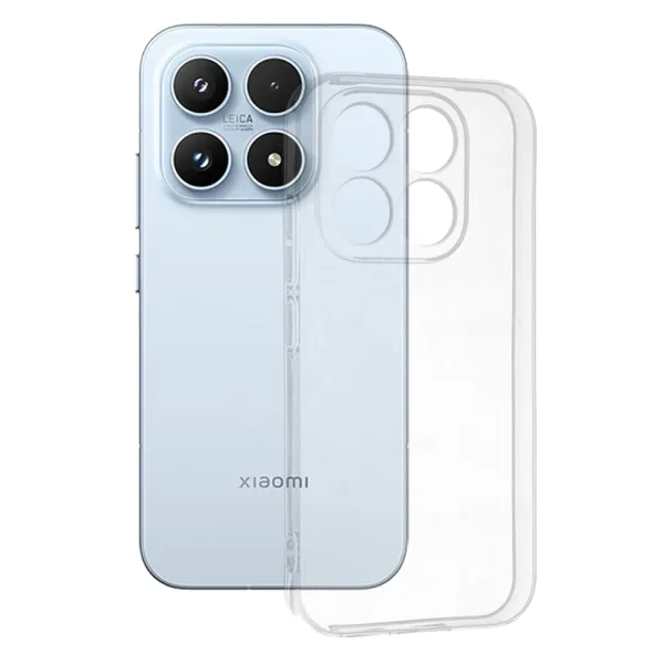Силиконов Калъф Techsuit Clear Silicone за Xiaomi 17, прозрачен 1