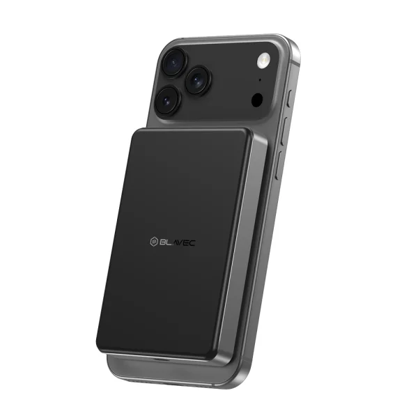 Външна батерия Blavec, 10000mAh, BJ-05 Ultra, Type C - Qi2.2 25W + PD 45W, PBBJ05-QI22MC10B, черен 2