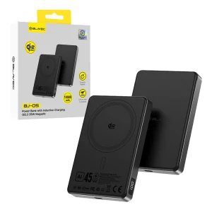 Външна батерия Blavec, 10000mAh, BJ-05 Ultra, Type C - Qi2.2 25W + PD 45W, PBBJ05-QI22MC10B, черен