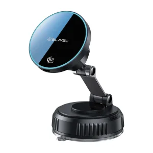 Поставка за кола Blavec BHC-02 Qi2.2 25W vacum magnetic, черна