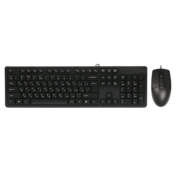 Комплeкт Клавиатура с Мишка A4Tech KK-3330, Черен 1