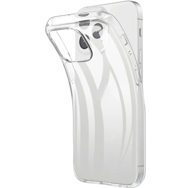 Anti-fingerprint silicone case for iPhone 13, Transparent 1