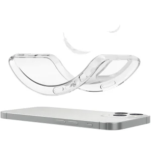 Anti-fingerprint silicone case for iPhone 13, Transparent 4