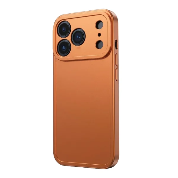 Silicone case Matt TP18 for iPhone 18 Pro Max, orange 2