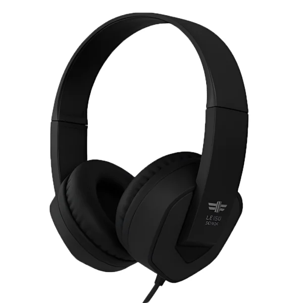 Слушалки за компютър Lelisu LS-827 с микрофон, 3.5mm, черен 1