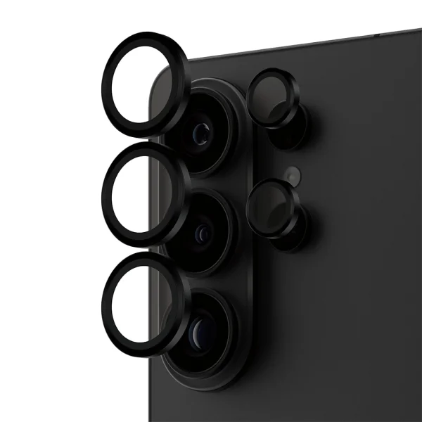PanzerGlass Hoops Lens Protector Camera Glass Protector for Samsung Galaxy S26 Ultra, black 3