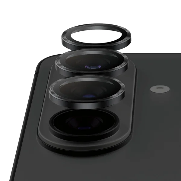Glass Camera Protector PanzerGlass Hoops Lens Protector Ceramic II for Samsung Galaxy S26 / S26 Plus, black 4