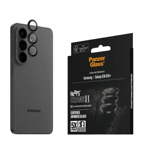 Glass Camera Protector PanzerGlass Hoops Lens Protector Ceramic II for Samsung Galaxy S26 / S26 Plus, black 3