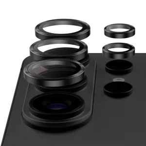 Стъклен протектор за камера PanzerGlass Hoops Lens Protector Ceramic II за Samsung Galaxy S26 Ultra, черен 3