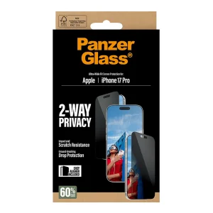 Стъклен Протектор PanzerGlass Privacy Ultra-Wide Fit за iPhone 18 Pro, прозрачен 5