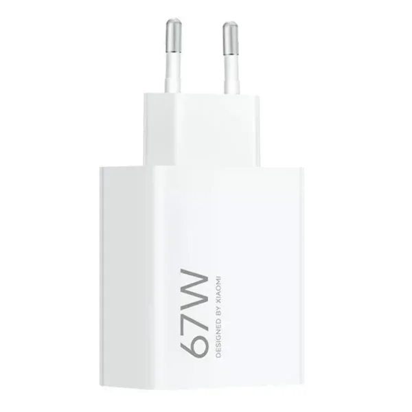 Зарядно Xiaomi HyperCharge, 67W, USB-A, бял 3