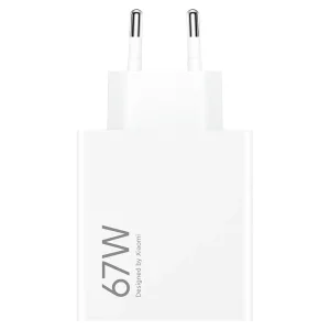 Зарядно Xiaomi HyperCharge, 67W, USB-A, бял