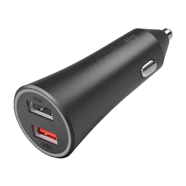 Зарядно Xiaomi Dual-Port Car Adapter, 12V, 37W, 2xType-A, черен 1